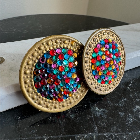 90s Style well-made costume earrings - Picture 6 of 6